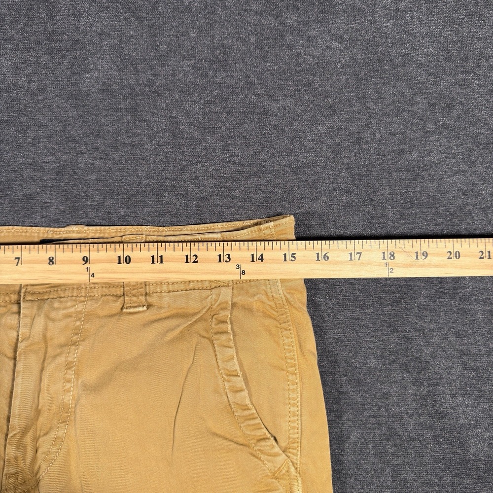 American Eagle Cargo Shorts Men's 28 Khaki Longer Length Hip-Hop Baggy Gorpcore - Picture 5 of 7